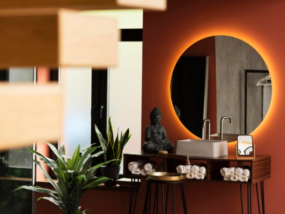 espejo para para reflejar la luz y ampliar el espacio