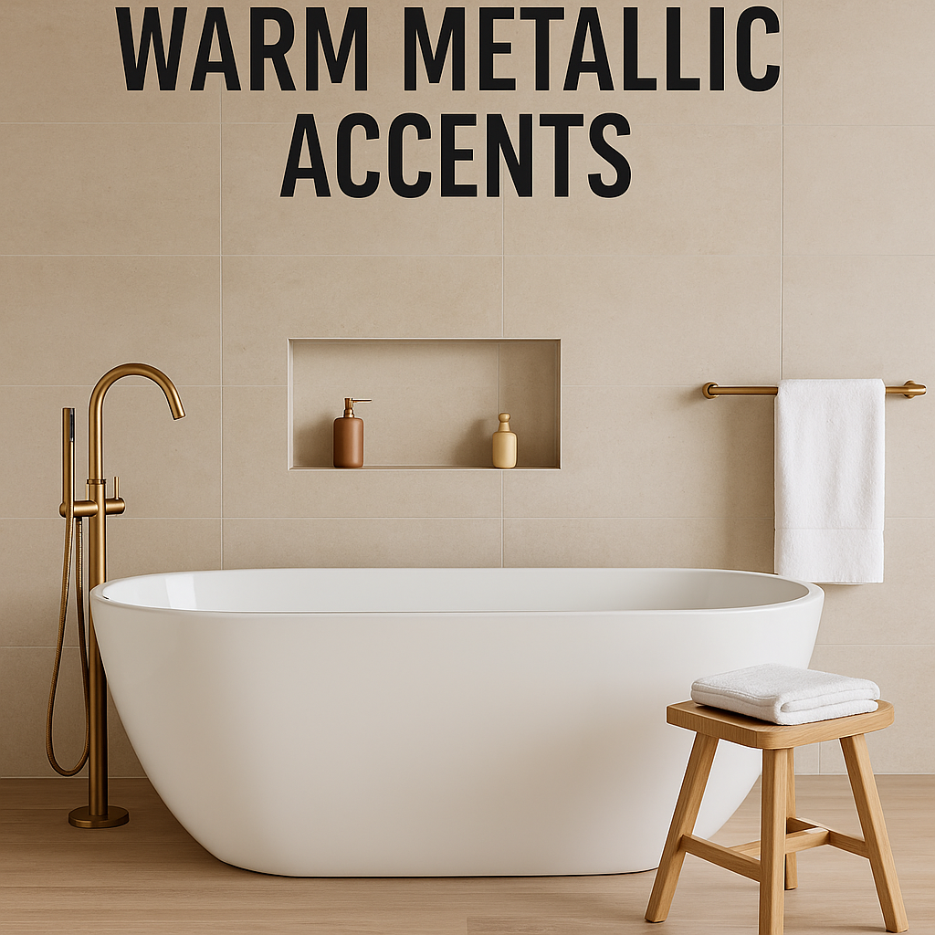 Warm Metallic Accents